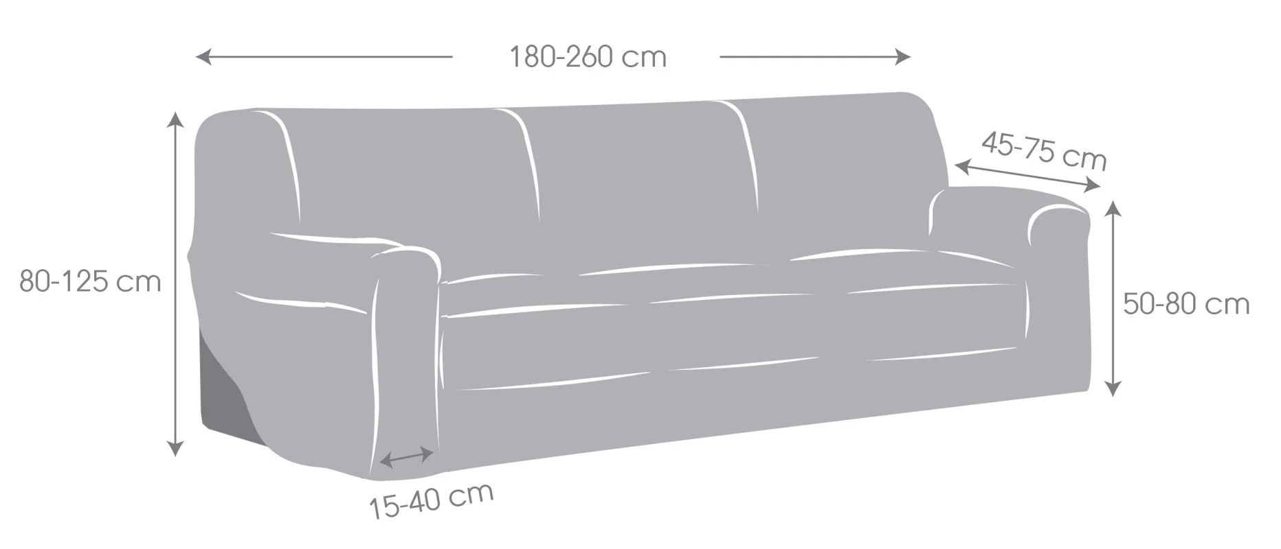 Capa multielástica Roc para Sofá – Elegância e Proteção Total